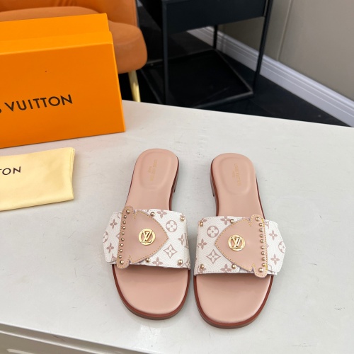 Cheap Louis Vuitton Slippers For Women #1210688 Replica Wholesale [$85.00 USD] [ITEM#1210688] on Replica Louis Vuitton Slippers