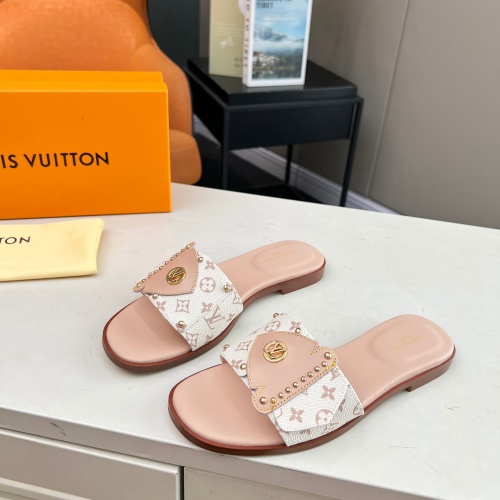 Cheap Louis Vuitton Slippers For Women #1210688 Replica Wholesale [$85.00 USD] [ITEM#1210688] on Replica Louis Vuitton Slippers