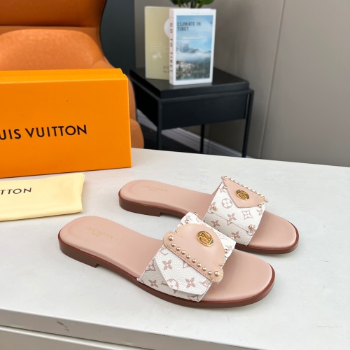 Cheap Louis Vuitton Slippers For Women #1210688 Replica Wholesale [$85.00 USD] [ITEM#1210688] on Replica Louis Vuitton Slippers