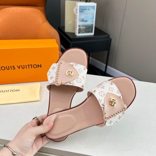 Cheap Louis Vuitton Slippers For Women #1210688 Replica Wholesale [$85.00 USD] [ITEM#1210688] on Replica Louis Vuitton Slippers