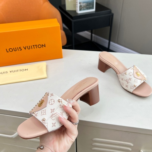 Cheap Louis Vuitton Slippers For Women #1210689 Replica Wholesale [$92.00 USD] [ITEM#1210689] on Replica Louis Vuitton Slippers