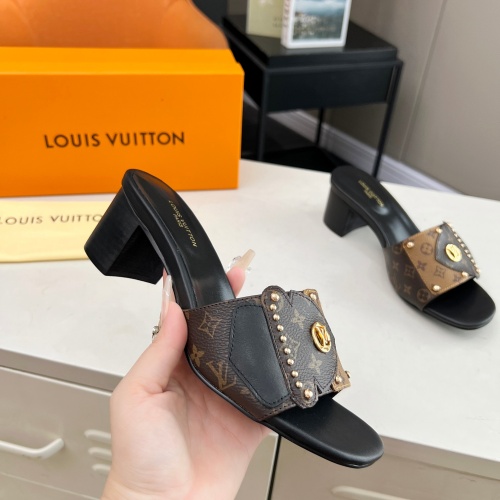 Cheap Louis Vuitton Slippers For Women #1210690 Replica Wholesale [$92.00 USD] [ITEM#1210690] on Replica Louis Vuitton Slippers