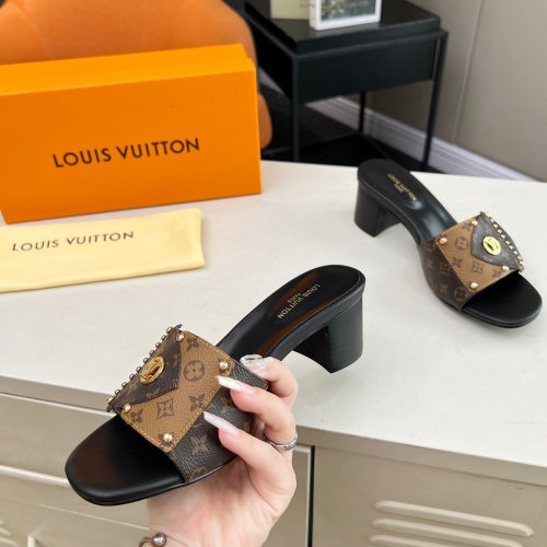 Cheap Louis Vuitton Slippers For Women #1210690 Replica Wholesale [$92.00 USD] [ITEM#1210690] on Replica Louis Vuitton Slippers