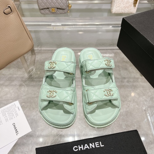 Cheap Chanel Slippers For Women #1210778 Replica Wholesale [$112.00 USD] [ITEM#1210778] on Replica Chanel Slippers