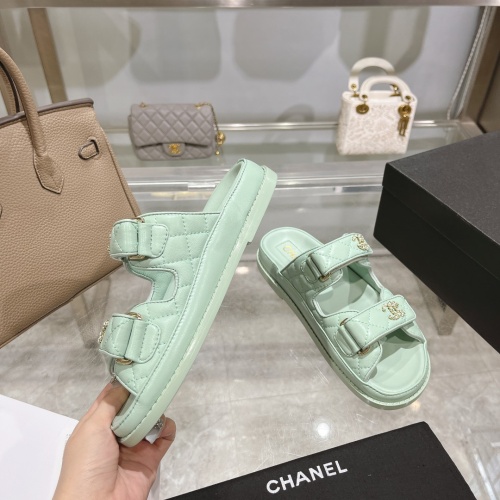 Cheap Chanel Slippers For Women #1210778 Replica Wholesale [$112.00 USD] [ITEM#1210778] on Replica Chanel Slippers