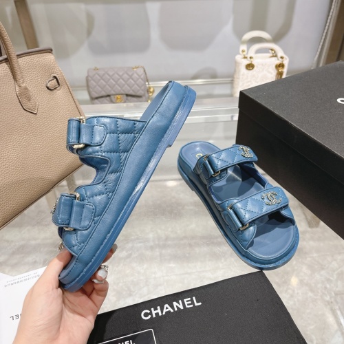 Cheap Chanel Slippers For Women #1210784 Replica Wholesale [$112.00 USD] [ITEM#1210784] on Replica Chanel Slippers