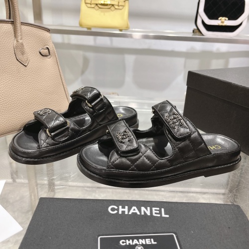 Cheap Chanel Slippers For Women #1210785 Replica Wholesale [$112.00 USD] [ITEM#1210785] on Replica Chanel Slippers