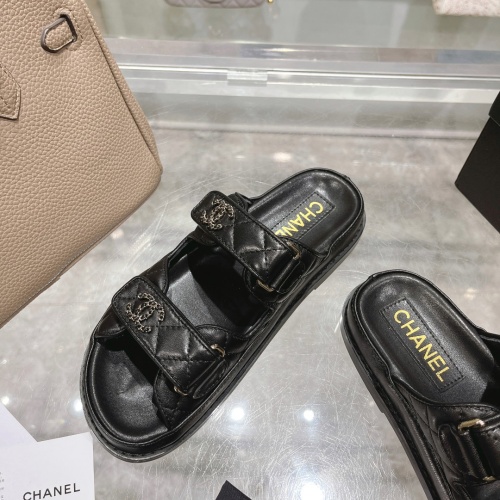 Cheap Chanel Slippers For Women #1210785 Replica Wholesale [$112.00 USD] [ITEM#1210785] on Replica Chanel Slippers