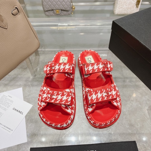 Cheap Chanel Slippers For Women #1210787 Replica Wholesale [$112.00 USD] [ITEM#1210787] on Replica Chanel Slippers