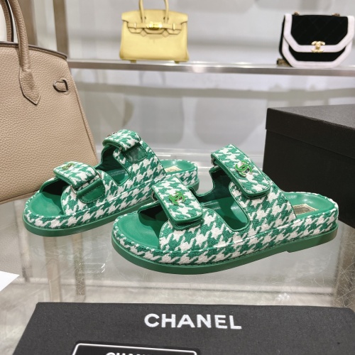 Cheap Chanel Slippers For Women #1210788 Replica Wholesale [$112.00 USD] [ITEM#1210788] on Replica Chanel Slippers