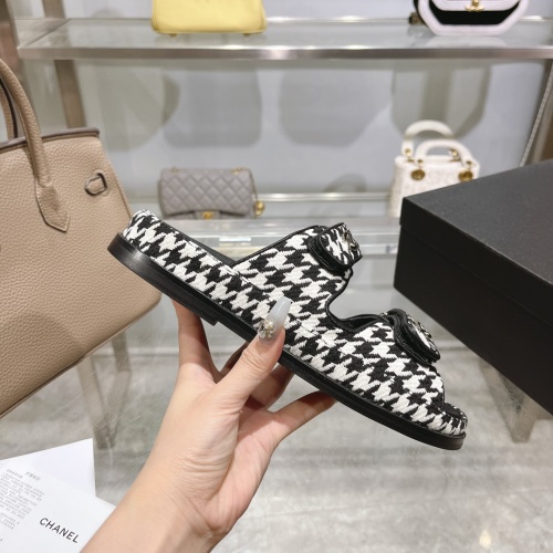 Cheap Chanel Slippers For Women #1210790 Replica Wholesale [$112.00 USD] [ITEM#1210790] on Replica Chanel Slippers