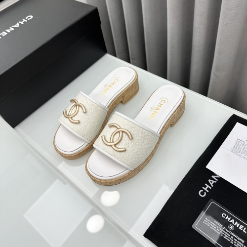 Cheap Chanel Slippers For Women #1210805 Replica Wholesale [$96.00 USD] [ITEM#1210805] on Replica Chanel Slippers