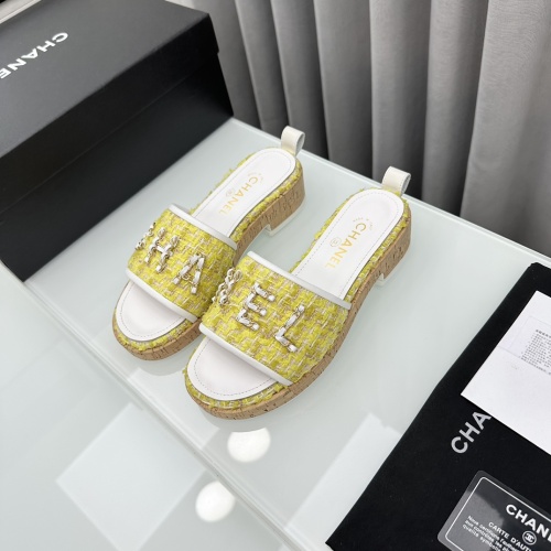 Cheap Chanel Slippers For Women #1210814 Replica Wholesale [$96.00 USD] [ITEM#1210814] on Replica Chanel Slippers