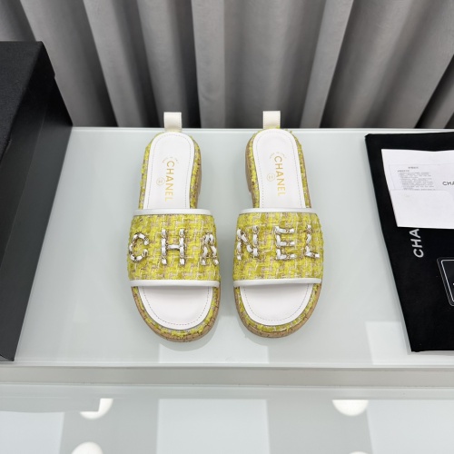 Cheap Chanel Slippers For Women #1210814 Replica Wholesale [$96.00 USD] [ITEM#1210814] on Replica Chanel Slippers