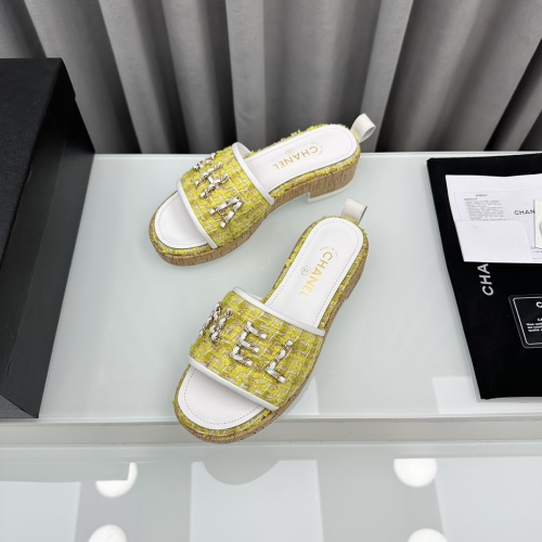 Cheap Chanel Slippers For Women #1210814 Replica Wholesale [$96.00 USD] [ITEM#1210814] on Replica Chanel Slippers