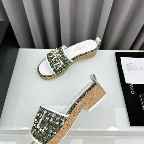 Cheap Chanel Slippers For Women #1210819 Replica Wholesale [$96.00 USD] [ITEM#1210819] on Replica Chanel Slippers