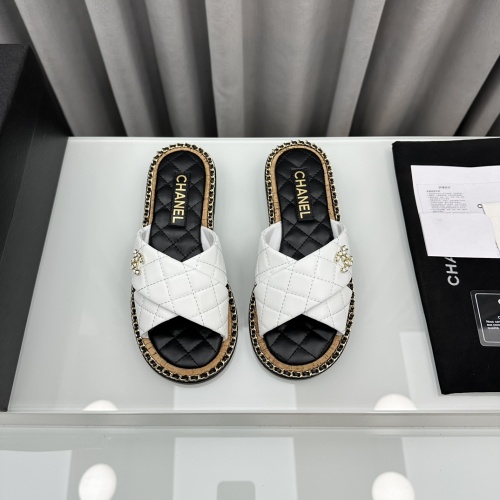 Cheap Chanel Slippers For Women #1210833 Replica Wholesale [$105.00 USD] [ITEM#1210833] on Replica Chanel Slippers