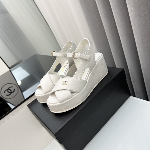 Cheap Chanel Sandal For Women #1210837 Replica Wholesale [$108.00 USD] [ITEM#1210837] on Replica Chanel Sandal