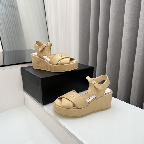 Cheap Chanel Sandal For Women #1210838 Replica Wholesale [$108.00 USD] [ITEM#1210838] on Replica Chanel Sandal