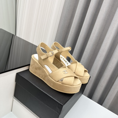 Cheap Chanel Sandal For Women #1210838 Replica Wholesale [$108.00 USD] [ITEM#1210838] on Replica Chanel Sandal