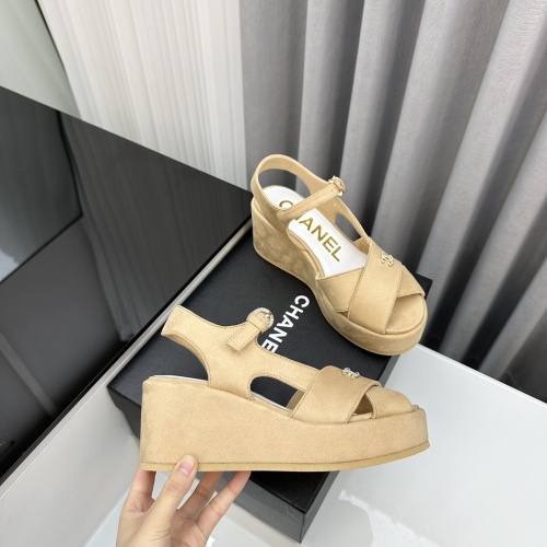 Cheap Chanel Sandal For Women #1210838 Replica Wholesale [$108.00 USD] [ITEM#1210838] on Replica Chanel Sandal