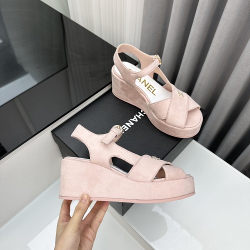 Cheap Chanel Sandal For Women #1210839 Replica Wholesale [$108.00 USD] [ITEM#1210839] on Replica Chanel Sandal