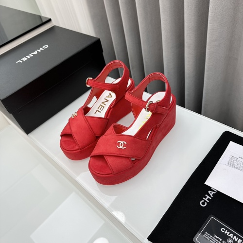 Cheap Chanel Sandal For Women #1210840 Replica Wholesale [$108.00 USD] [ITEM#1210840] on Replica Chanel Sandal