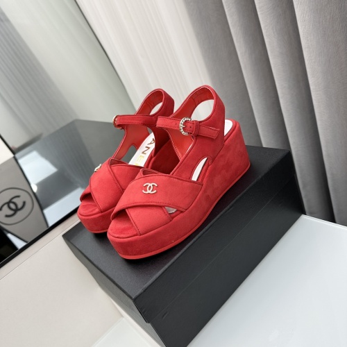 Cheap Chanel Sandal For Women #1210840 Replica Wholesale [$108.00 USD] [ITEM#1210840] on Replica Chanel Sandal