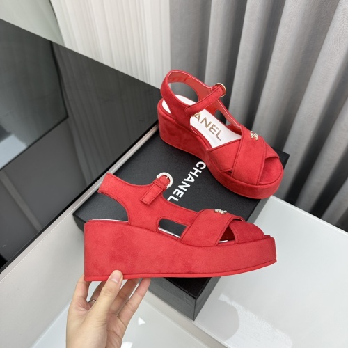 Cheap Chanel Sandal For Women #1210840 Replica Wholesale [$108.00 USD] [ITEM#1210840] on Replica Chanel Sandal