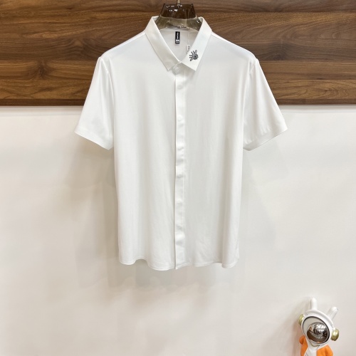 Cheap Christian Dior Shirts Short Sleeved For Men #1210885 Replica Wholesale [$76.00 USD] [ITEM#1210885] on Replica Christian Dior Shirts