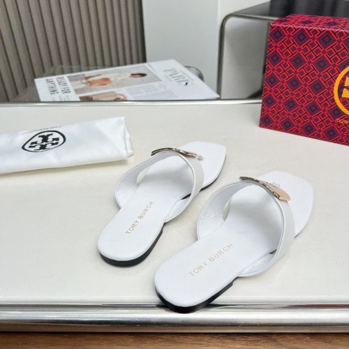 Cheap Tory Burch TB Slippers For Women #1210965 Replica Wholesale [$80.00 USD] [ITEM#1210965] on Replica Tory Burch TB Slippers