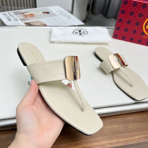 Cheap Tory Burch TB Slippers For Women #1210966 Replica Wholesale [$80.00 USD] [ITEM#1210966] on Replica Tory Burch TB Slippers