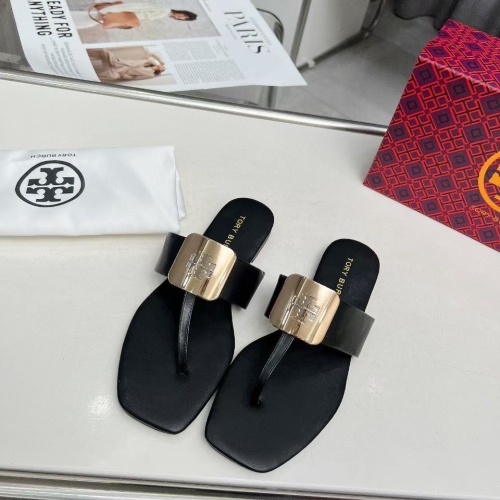 Cheap Tory Burch TB Slippers For Women #1210968 Replica Wholesale [$80.00 USD] [ITEM#1210968] on Replica Tory Burch TB Slippers