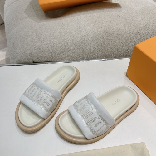 Cheap Louis Vuitton Slippers For Women #1210976 Replica Wholesale [$82.00 USD] [ITEM#1210976] on Replica Louis Vuitton Slippers