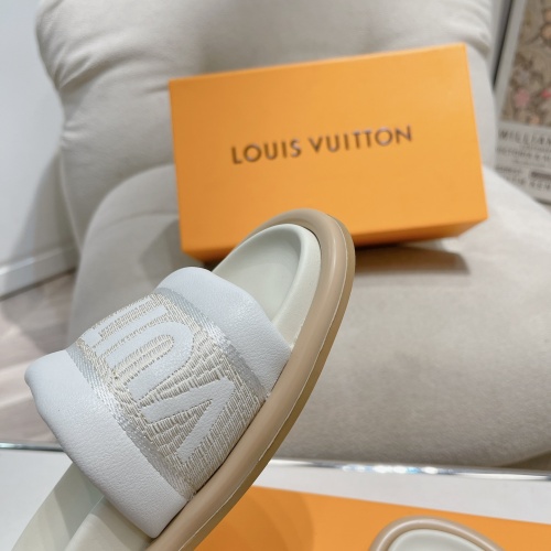 Cheap Louis Vuitton Slippers For Women #1210976 Replica Wholesale [$82.00 USD] [ITEM#1210976] on Replica Louis Vuitton Slippers