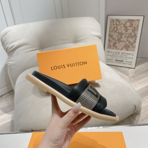 Cheap Louis Vuitton Slippers For Women #1210991 Replica Wholesale [$82.00 USD] [ITEM#1210991] on Replica Louis Vuitton Slippers