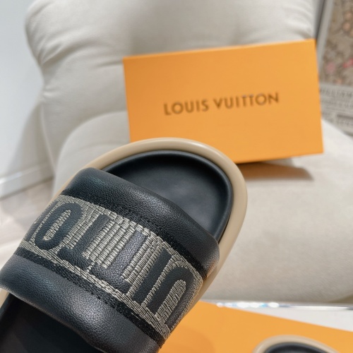 Cheap Louis Vuitton Slippers For Women #1210991 Replica Wholesale [$82.00 USD] [ITEM#1210991] on Replica Louis Vuitton Slippers