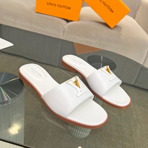 Cheap Louis Vuitton Slippers For Women #1210993 Replica Wholesale [$85.00 USD] [ITEM#1210993] on Replica Louis Vuitton Slippers