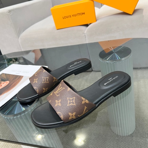 Cheap Louis Vuitton Slippers For Women #1210997 Replica Wholesale [$85.00 USD] [ITEM#1210997] on Replica Louis Vuitton Slippers