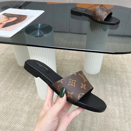 Cheap Louis Vuitton Slippers For Women #1210997 Replica Wholesale [$85.00 USD] [ITEM#1210997] on Replica Louis Vuitton Slippers