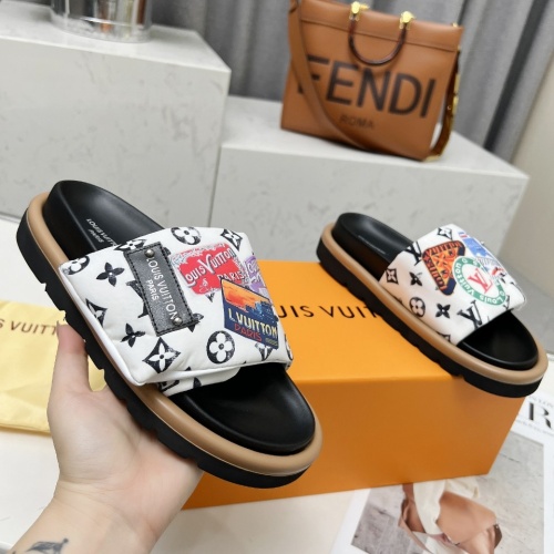 Cheap Louis Vuitton Slippers For Women #1210998 Replica Wholesale [$72.00 USD] [ITEM#1210998] on Replica Louis Vuitton Slippers