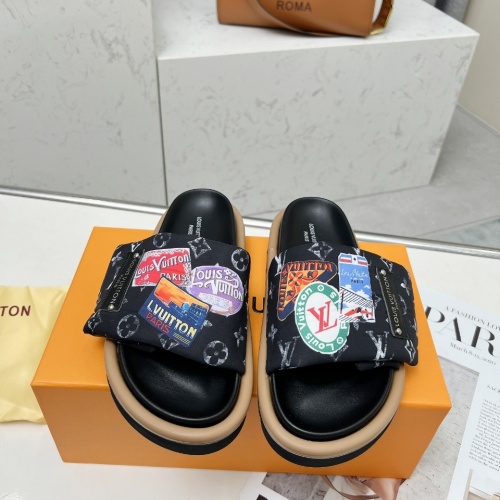 Cheap Louis Vuitton Slippers For Women #1211000 Replica Wholesale [$72.00 USD] [ITEM#1211000] on Replica Louis Vuitton Slippers