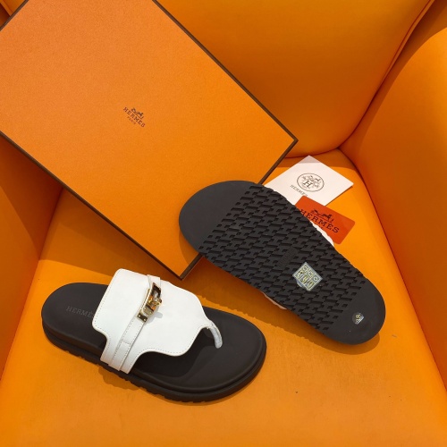 Cheap Hermes Slippers For Men #1211004 Replica Wholesale [$102.00 USD] [ITEM#1211004] on Replica Hermes Slippers