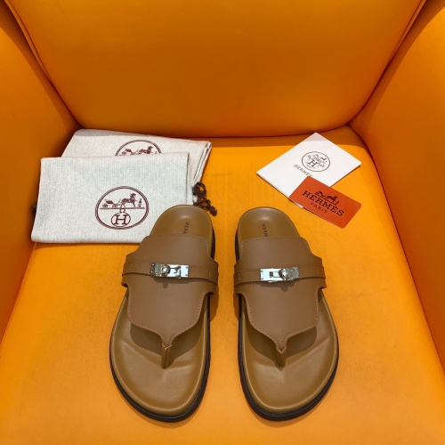 Cheap Hermes Slippers For Men #1211006 Replica Wholesale [$102.00 USD] [ITEM#1211006] on Replica Hermes Slippers