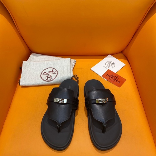 Cheap Hermes Slippers For Men #1211007 Replica Wholesale [$102.00 USD] [ITEM#1211007] on Replica Hermes Slippers