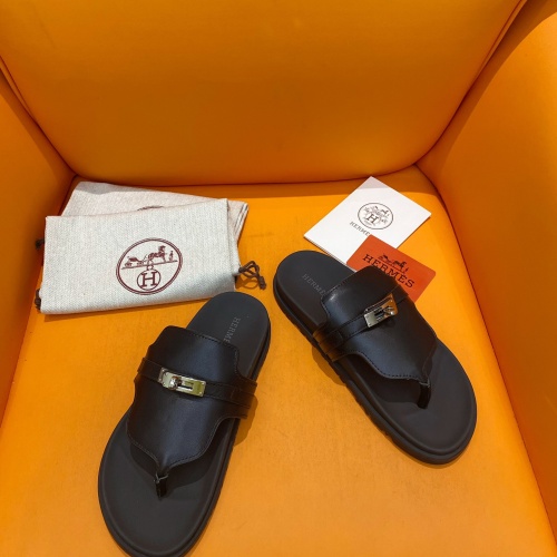 Cheap Hermes Slippers For Men #1211007 Replica Wholesale [$102.00 USD] [ITEM#1211007] on Replica Hermes Slippers