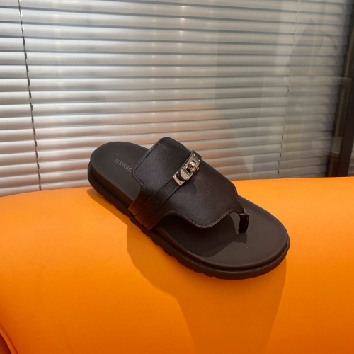 Cheap Hermes Slippers For Men #1211007 Replica Wholesale [$102.00 USD] [ITEM#1211007] on Replica Hermes Slippers