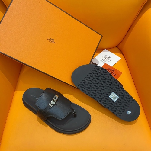 Cheap Hermes Slippers For Men #1211007 Replica Wholesale [$102.00 USD] [ITEM#1211007] on Replica Hermes Slippers