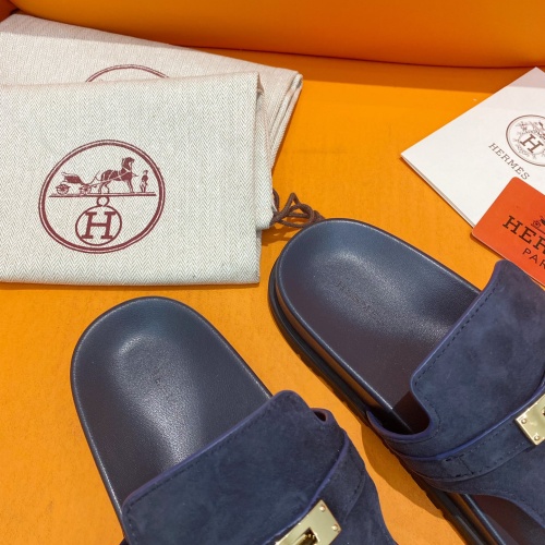 Cheap Hermes Slippers For Men #1211010 Replica Wholesale [$102.00 USD] [ITEM#1211010] on Replica Hermes Slippers