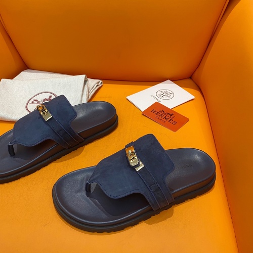 Cheap Hermes Slippers For Men #1211010 Replica Wholesale [$102.00 USD] [ITEM#1211010] on Replica Hermes Slippers